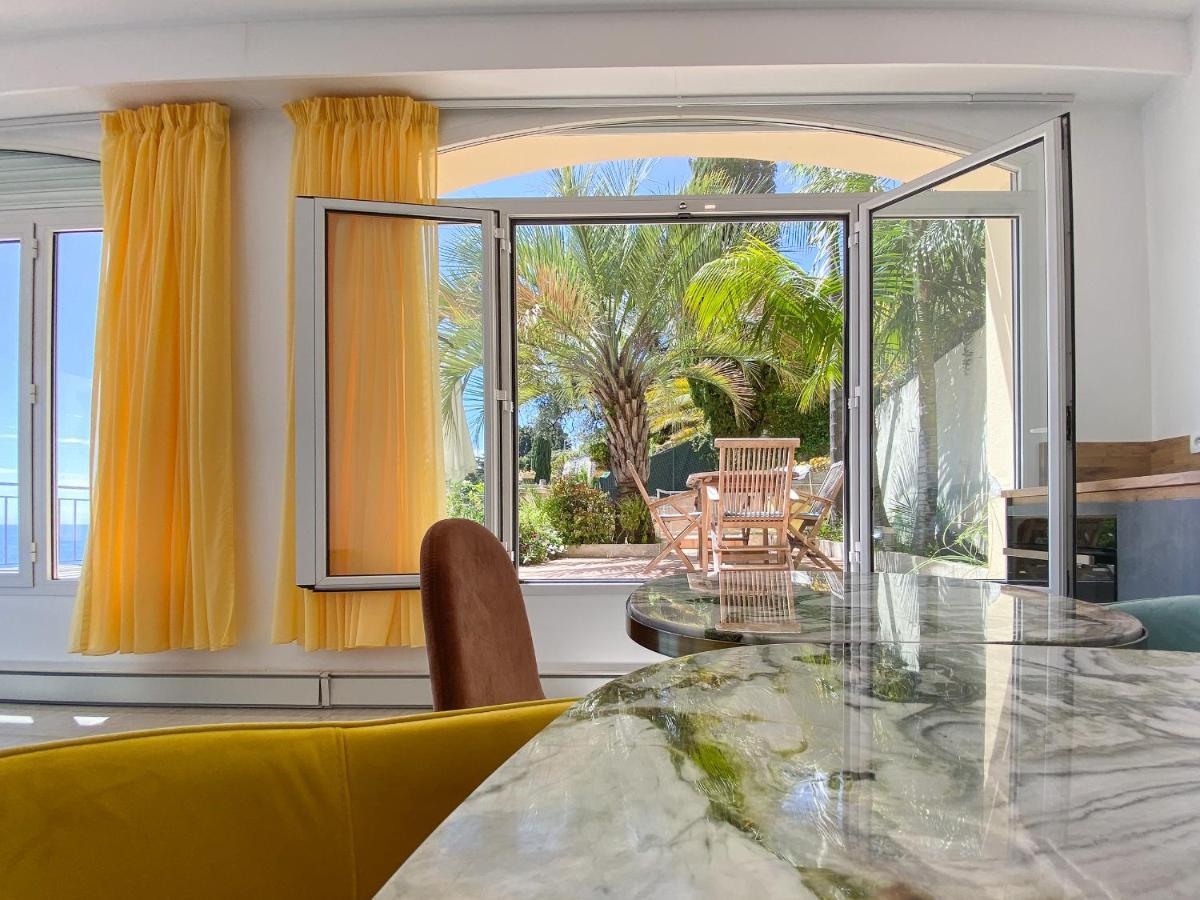 Villa L'Ensoleillee Vue Panoramique Mer, 250 M De La Plage Et Du Centre Ville Menton Exteriör bild