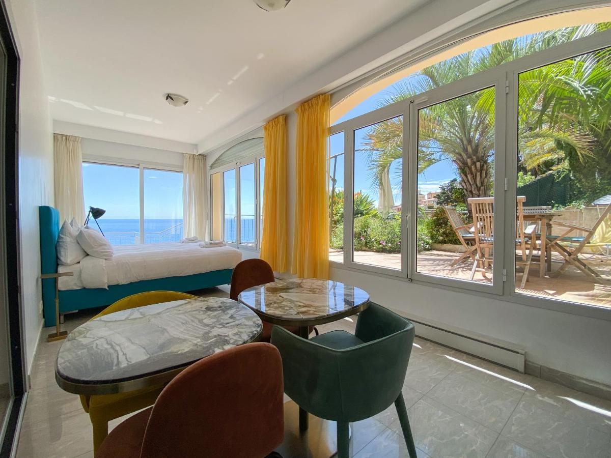 Villa L'Ensoleillee Vue Panoramique Mer, 250 M De La Plage Et Du Centre Ville Menton Exteriör bild