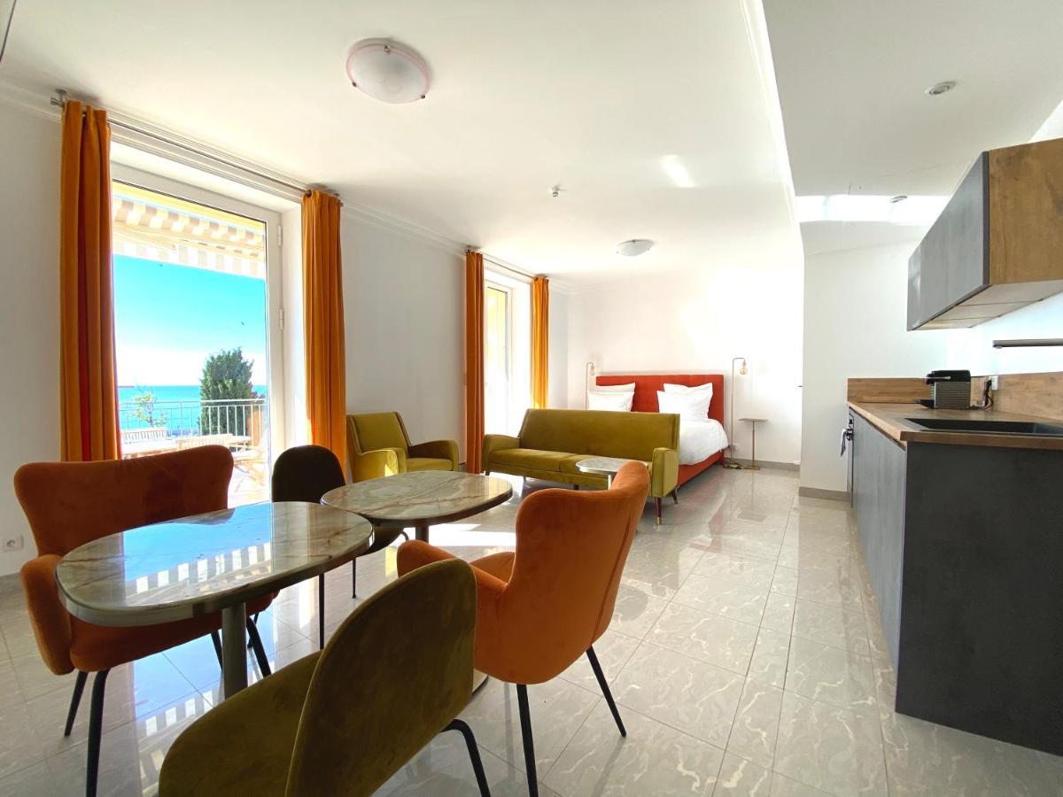 Villa L'Ensoleillee Vue Panoramique Mer, 250 M De La Plage Et Du Centre Ville Menton Exteriör bild