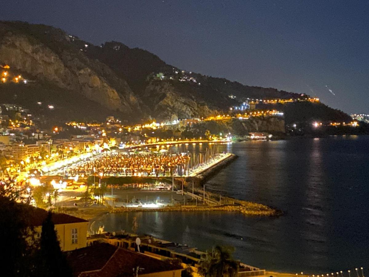 Villa L'Ensoleillee Vue Panoramique Mer, 250 M De La Plage Et Du Centre Ville Menton Exteriör bild