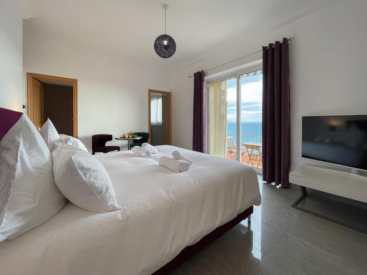 Villa L'Ensoleillee Vue Panoramique Mer, 250 M De La Plage Et Du Centre Ville Menton Exteriör bild